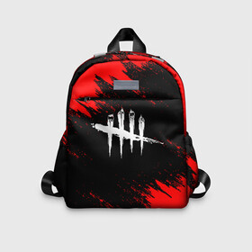 Детский рюкзак 3D с принтом DEAD BY DAYLIGHT в городе Новоалтайск, 100% полиэстер | лямки с регулируемой длиной, сверху петелька, чтобы рюкзак можно было повесить на вешалку. Основное отделение закрывается на молнию, как и внешний карман. Внутри дополнительный карман. По бокам два дополнительных кармашка | dbd | dead by daylight | survival horror | дбд | мертвы к рассвету