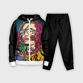 Детский костюм 3D с принтом Lil Pump в городе Новоалтайск,  |  | esskeetit | gazzy garcia | gucci gang | lil pump | lilpump | газзи гарсия | лил памп | рэп | рэпер | эшкере