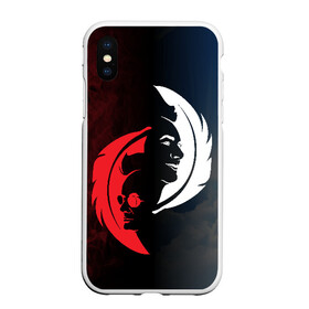 Чехол для iPhone XS Max матовый с принтом Good Omens в городе Новоалтайск, Силикон | Область печати: задняя сторона чехла, без боковых панелей | Тематика изображения на принте: good | omens | sheen | tennant | азирафель | ангел | благие знамения | демон | кроули | падший | теннант | шин