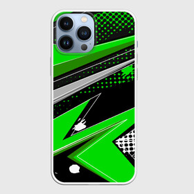Чехол для iPhone 13 Pro Max с принтом Зеленая краска в городе Новоалтайск,  |  | Тематика изображения на принте: абстракция | зеленая | клякса | краска | линии | минимализм | полосы | пятна | точки | яркая