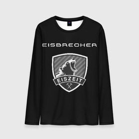 Мужской лонгслив 3D с принтом EISBRECHER в городе Новоалтайск, 100% полиэстер | длинные рукава, круглый вырез горловины, полуприлегающий силуэт | eisbrecher | metal | rock | метал | рок