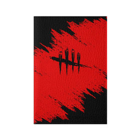Обложка для паспорта матовая кожа с принтом DEAD BY DAYLIGHT в городе Новоалтайск, натуральная матовая кожа | размер 19,3 х 13,7 см; прозрачные пластиковые крепления | dbd | dead by daylight | survival horror | дбд | мертвы к рассвету