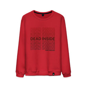 Мужской свитшот хлопок с принтом Dead inside в городе Новоалтайск, 100% хлопок |  | dead incide | dead inside | deadinside | деад инсайд | дед инсайд