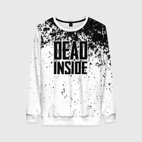 Женский свитшот 3D с принтом Dead Inside в городе Новоалтайск, 100% полиэстер с мягким внутренним слоем | круглый вырез горловины, мягкая резинка на манжетах и поясе, свободная посадка по фигуре | dead | dota | inside | аниме | внутри | гуль | дэд | инсайд | мертвец | мертвый | токийский