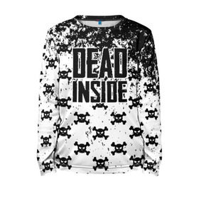 Детский лонгслив 3D с принтом Dead Inside в городе Новоалтайск, 100% полиэстер | длинные рукава, круглый вырез горловины, полуприлегающий силуэт
 | dead | dota | inside | аниме | внутри | гуль | дэд | инсайд | мертвец | мертвый | токийский