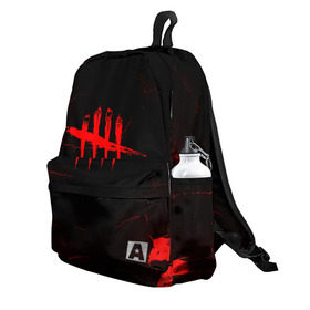 Рюкзак 3D с принтом DEAD BY DAYLIGHT в городе Новоалтайск, 100% полиэстер | лямки с регулируемой длиной, сверху петелька, чтобы рюкзак можно было повесить на вешалку. Основное отделение закрывается на молнию, как и внешний карман. Внутри два дополнительных кармана, один из которых закрывается на молнию. По бокам два дополнительных кармашка | Тематика изображения на принте: lindemann | lm | rammstein | rock | кристиан лоренц | линдеманн | лм | музыка | рамштайн | рок | тилль линдеманн