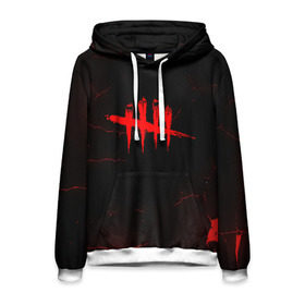 Мужская толстовка 3D с принтом DEAD BY DAYLIGHT в городе Новоалтайск, 100% полиэстер | двухслойный капюшон со шнурком для регулировки, мягкие манжеты на рукавах и по низу толстовки, спереди карман-кенгуру с мягким внутренним слоем. | Тематика изображения на принте: lindemann | lm | rammstein | rock | кристиан лоренц | линдеманн | лм | музыка | рамштайн | рок | тилль линдеманн