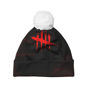 Шапка 3D c помпоном с принтом DEAD BY DAYLIGHT в городе Новоалтайск, 100% полиэстер | универсальный размер, печать по всей поверхности изделия | lindemann | lm | rammstein | rock | кристиан лоренц | линдеманн | лм | музыка | рамштайн | рок | тилль линдеманн