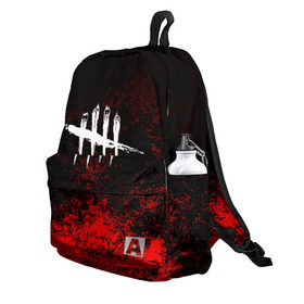 Рюкзак 3D с принтом DEAD BY DAYLIGHT в городе Новоалтайск, 100% полиэстер | лямки с регулируемой длиной, сверху петелька, чтобы рюкзак можно было повесить на вешалку. Основное отделение закрывается на молнию, как и внешний карман. Внутри два дополнительных кармана, один из которых закрывается на молнию. По бокам два дополнительных кармашка | Тематика изображения на принте: lindemann | lm | rammstein | rock | кристиан лоренц | линдеманн | лм | музыка | рамштайн | рок | тилль линдеманн