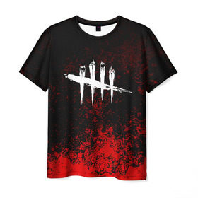 Мужская футболка 3D с принтом DEAD BY DAYLIGHT в городе Новоалтайск, 100% полиэфир | прямой крой, круглый вырез горловины, длина до линии бедер | lindemann | lm | rammstein | rock | кристиан лоренц | линдеманн | лм | музыка | рамштайн | рок | тилль линдеманн