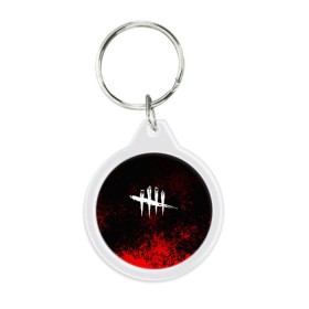 Брелок круглый с принтом DEAD BY DAYLIGHT в городе Новоалтайск, пластик и полированная сталь | круглая форма, металлическое крепление в виде кольца | lindemann | lm | rammstein | rock | кристиан лоренц | линдеманн | лм | музыка | рамштайн | рок | тилль линдеманн