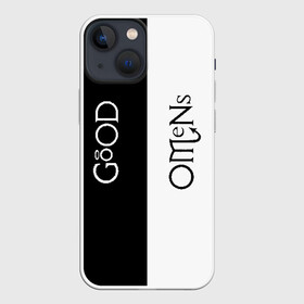 Чехол для iPhone 13 mini с принтом GOOD OMENS (КРЫЛЬЯ) в городе Новоалтайск,  |  | Тематика изображения на принте: good omens | благие знамения | терри пратчетт