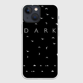 Чехол для iPhone 13 mini с принтом DARK   Birds (Тьма) в городе Новоалтайск,  |  | 1921 | 1953 | 1986 | 2019 | 2052 | dark | future | jonas | logo | mikkel | mundus | no future | portal | sic | будущего | йонас | лого | логотип | миккель | надпись | нет | портал | сериал | сериалы | символ | тьма