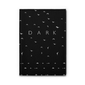 Обложка для автодокументов с принтом DARK - Birds (Тьма) в городе Новоалтайск, натуральная кожа |  размер 19,9*13 см; внутри 4 больших “конверта” для документов и один маленький отдел — туда идеально встанут права | Тематика изображения на принте: 1921 | 1953 | 1986 | 2019 | 2052 | dark | future | jonas | logo | mikkel | mundus | no future | portal | sic | будущего | йонас | лого | логотип | миккель | надпись | нет | портал | сериал | сериалы | символ | тьма