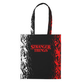 Сумка 3D повседневная с принтом STRANGER THINGS в городе Новоалтайск, 100% полиэстер | Плотность: 200 г/м2; Размер: 34×35 см; Высота лямок: 30 см | stranger things | очень странные дела