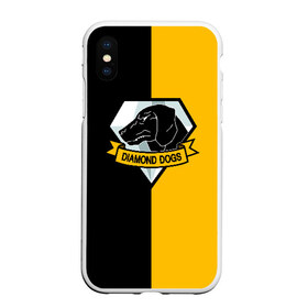 Чехол для iPhone XS Max матовый с принтом Diamond Dogs в городе Новоалтайск, Силикон | Область печати: задняя сторона чехла, без боковых панелей | hideo kojima | kojima | konami | metal gear | metal gear solid | mgs | биг босс | кодзима | мгс | метал гир | хидэо кодзима
