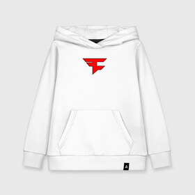 Детская толстовка хлопок с принтом FAZE CLAN в городе Новоалтайск, 100% хлопок | Круглый горловой вырез, эластичные манжеты, пояс, капюшен | Тематика изображения на принте: astralis | awp | counter strike | cs go | cs go global offensive | faze clan | hyper beast | team liquid | астралис | тим ликвид | фейз клан | хайпер бист