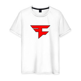 Мужская футболка хлопок с принтом FAZE CLAN в городе Новоалтайск, 100% хлопок | прямой крой, круглый вырез горловины, длина до линии бедер, слегка спущенное плечо. | astralis | awp | counter strike | cs go | cs go global offensive | faze clan | hyper beast | team liquid | астралис | тим ликвид | фейз клан | хайпер бист