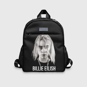 Детский рюкзак 3D с принтом BILLIE EILISH в городе Новоалтайск, 100% полиэстер | лямки с регулируемой длиной, сверху петелька, чтобы рюкзак можно было повесить на вешалку. Основное отделение закрывается на молнию, как и внешний карман. Внутри дополнительный карман. По бокам два дополнительных кармашка | ayelish | bad guy | bellyache | bilie eilish | bilie elish | billie | billie eilish | eilish | electronic | elish | music | били айлиш | билли айлиш | эйлиш | элиш