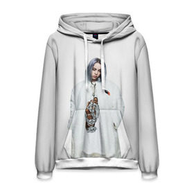 Мужская толстовка 3D с принтом BILLIE EILISH в городе Новоалтайск, 100% полиэстер | двухслойный капюшон со шнурком для регулировки, мягкие манжеты на рукавах и по низу толстовки, спереди карман-кенгуру с мягким внутренним слоем. | ayelish | bad guy | bellyache | bilie eilish | bilie elish | billie | billie eilish | eilish | electronic | elish | music | били айлиш | билли айлиш | эйлиш | элиш