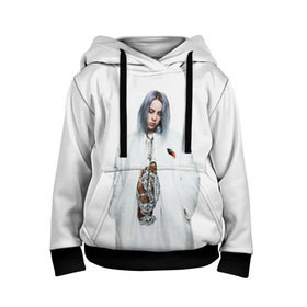 Детская толстовка 3D с принтом BILLIE EILISH в городе Новоалтайск, 100% полиэстер | двухслойный капюшон со шнурком для регулировки, мягкие манжеты на рукавах и по низу толстовки, спереди карман-кенгуру с мягким внутренним слоем | ayelish | bad guy | bellyache | bilie eilish | bilie elish | billie | billie eilish | eilish | electronic | elish | music | били айлиш | билли айлиш | эйлиш | элиш