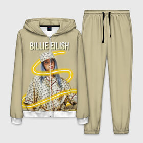 Мужской костюм 3D с принтом BILLIE EILISH в городе Новоалтайск, 100% полиэстер | Манжеты и пояс оформлены тканевой резинкой, двухслойный капюшон со шнурком для регулировки, карманы спереди | ayelish | bad guy | bellyache | bilie eilish | bilie elish | billie | billie eilish | eilish | electronic | elish | music | били айлиш | билли айлиш | эйлиш | элиш