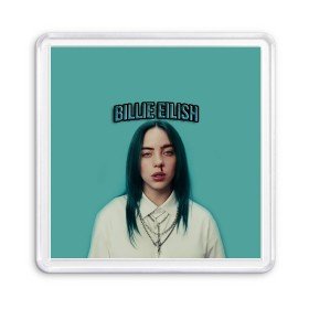 Магнит 55*55 с принтом BILLIE EILISH в городе Новоалтайск, Пластик | Размер: 65*65 мм; Размер печати: 55*55 мм | ayelish | bad guy | bellyache | bilie eilish | bilie elish | billie | billie eilish | eilish | electronic | elish | music | били айлиш | билли айлиш | эйлиш | элиш