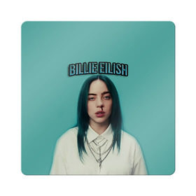Магнит виниловый Квадрат с принтом BILLIE EILISH в городе Новоалтайск, полимерный материал с магнитным слоем | размер 9*9 см, закругленные углы | ayelish | bad guy | bellyache | bilie eilish | bilie elish | billie | billie eilish | eilish | electronic | elish | music | били айлиш | билли айлиш | эйлиш | элиш
