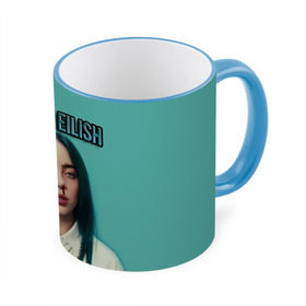 Кружка с принтом BILLIE EILISH в городе Новоалтайск, керамика | ёмкость 330 мл | ayelish | bad guy | bellyache | bilie eilish | bilie elish | billie | billie eilish | eilish | electronic | elish | music | били айлиш | билли айлиш | эйлиш | элиш