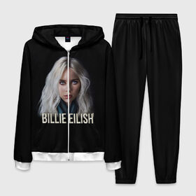 Мужской костюм 3D с принтом BILLIE EILISH в городе Новоалтайск, 100% полиэстер | Манжеты и пояс оформлены тканевой резинкой, двухслойный капюшон со шнурком для регулировки, карманы спереди | ayelish | bad guy | bellyache | bilie eilish | bilie elish | billie | billie eilish | eilish | electronic | elish | music | били айлиш | билли айлиш | эйлиш | элиш