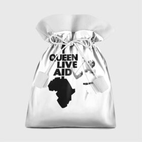 Подарочный 3D мешок с принтом Queen LIVE AID в городе Новоалтайск, 100% полиэстер | Размер: 29*39 см | bohemian | brian | freddie | john | mercury | must go on | queen | rhapsody | roger | taylor | the miracle | the show | богемская | рапсодия | роджер тейлор | фредди меркьюри