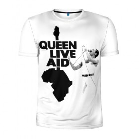 Мужская футболка 3D спортивная с принтом Queen LIVE AID в городе Новоалтайск, 100% полиэстер с улучшенными характеристиками | приталенный силуэт, круглая горловина, широкие плечи, сужается к линии бедра | bohemian | brian | freddie | john | mercury | must go on | queen | rhapsody | roger | taylor | the miracle | the show | богемская | рапсодия | роджер тейлор | фредди меркьюри
