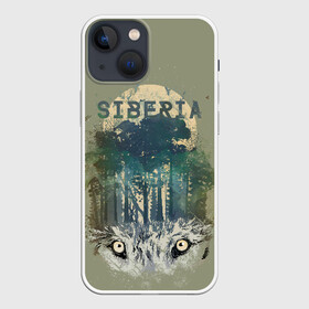 Чехол для iPhone 13 mini с принтом Siberia в городе Новоалтайск,  |  | forest | siberia | siberian | wolf | волк | лес | природа | сибирь | тайга | хищник