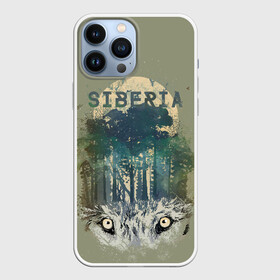Чехол для iPhone 13 Pro Max с принтом Siberia в городе Новоалтайск,  |  | Тематика изображения на принте: forest | siberia | siberian | wolf | волк | лес | природа | сибирь | тайга | хищник
