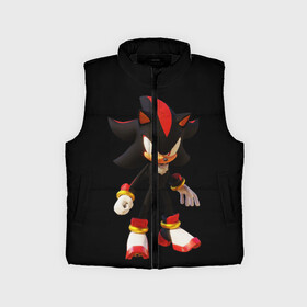 Детский жилет утепленный 3D с принтом Shadow в городе Новоалтайск,  |  | hedgehog | metal sonic | shadow | silver | silver the hedgehog | sonic | sonic boom | sonic the hedgehog | еж | ёж сонник | ежик | игры | соник | фильмы | черный соник | шедоу