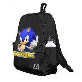 Рюкзак 3D с принтом Sonic в городе Новоалтайск, 100% полиэстер | лямки с регулируемой длиной, сверху петелька, чтобы рюкзак можно было повесить на вешалку. Основное отделение закрывается на молнию, как и внешний карман. Внутри два дополнительных кармана, один из которых закрывается на молнию. По бокам два дополнительных кармашка | Тематика изображения на принте: hedgehog | metal sonic | silver | silver the hedgehog | sonic | sonic boom | sonic the hedgehog | еж | ёж сонник | ежик | игры | соник | фильмы