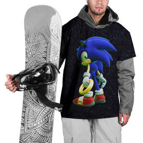 Накидка на куртку 3D с принтом Sonic в городе Новоалтайск, 100% полиэстер |  | hedgehog | metal sonic | silver | silver the hedgehog | sonic | sonic boom | sonic the hedgehog | еж | ёж сонник | ежик | игры | соник | фильмы