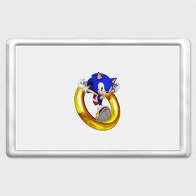 Магнит 45*70 с принтом Sonic в городе Новоалтайск, Пластик | Размер: 78*52 мм; Размер печати: 70*45 | Тематика изображения на принте: hedgehog | metal sonic | silver | silver the hedgehog | sonic | sonic boom | sonic the hedgehog | еж | ёж сонник | ежик | игры | соник | фильмы