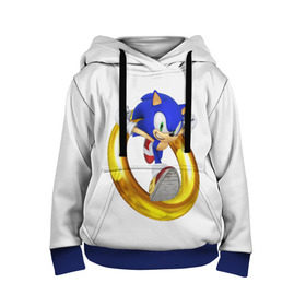 Детская толстовка 3D с принтом Sonic в городе Новоалтайск, 100% полиэстер | двухслойный капюшон со шнурком для регулировки, мягкие манжеты на рукавах и по низу толстовки, спереди карман-кенгуру с мягким внутренним слоем | hedgehog | metal sonic | silver | silver the hedgehog | sonic | sonic boom | sonic the hedgehog | еж | ёж сонник | ежик | игры | соник | фильмы