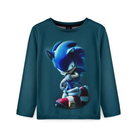 Детский лонгслив 3D с принтом Sonic в городе Новоалтайск, 100% полиэстер | длинные рукава, круглый вырез горловины, полуприлегающий силуэт
 | hedgehog | metal sonic | silver | silver the hedgehog | sonic | sonic boom | sonic the hedgehog | еж | ёж сонник | ежик | игры | соник | фильмы