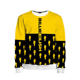 Детский свитшот 3D с принтом BILLIE EILISH в городе Новоалтайск, 100% полиэстер | свободная посадка, прямой крой, мягкая тканевая резинка на рукавах и понизу свитшота | be | billie | billie eilish | билли | билли айлиш