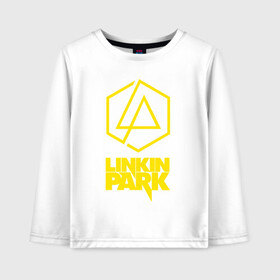 Детский лонгслив хлопок с принтом LINKIN PARK (настраиваемый) в городе Новоалтайск, 100% хлопок | круглый вырез горловины, полуприлегающий силуэт, длина до линии бедер | chester bennington | linkin park | mike shinoda | линкин парк