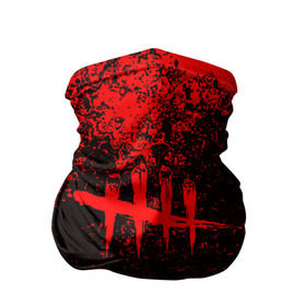 Бандана-труба 3D с принтом DEAD BY DAYLIGHT в городе Новоалтайск, 100% полиэстер, ткань с особыми свойствами — Activecool | плотность 150‒180 г/м2; хорошо тянется, но сохраняет форму | dbd | dead by daylight | survival horror | дбд | мертвы к рассвету