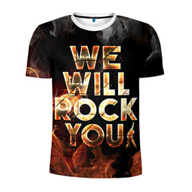 Мужская футболка 3D спортивная с принтом We Will Rock You в городе Новоалтайск, 100% полиэстер с улучшенными характеристиками | приталенный силуэт, круглая горловина, широкие плечи, сужается к линии бедра | bohemian | brian | freddie | john | mercury | must go on | queen | rhapsody | roger | taylor | the miracle | the show | богемская | рапсодия | роджер тейлор | фредди меркьюри