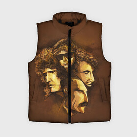 Женский жилет утепленный 3D с принтом Queen в городе Новоалтайск,  |  | bohemian | brian | freddie | john | mercury | must go on | queen | rhapsody | roger | taylor | the miracle | the show | богемская | рапсодия | роджер тейлор | фредди меркьюри