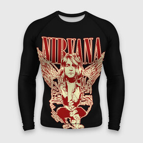 Мужской рашгард 3D с принтом Nirvana в городе Новоалтайск,  |  | Тематика изображения на принте: bleach | blew | cobain | dave | geffen | hormoaning | in utero | incesticide | krist | kurt | nevermind | nirvana | novoselic | rock | vevo | геффен | курт кобейн | нирвана | рок