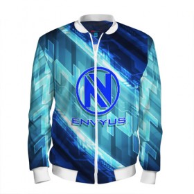 Мужской бомбер 3D с принтом cs:go (EnVyUs) в городе Новоалтайск, 100% полиэстер | застегивается на молнию, по бокам два кармана без застежек, по низу бомбера и на воротнике - эластичная резинка | counter strike | counter strike global offensive | cs go | csgo | envyus | game | games | игра | игры | контра | кс го | ксго