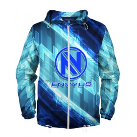 Мужская ветровка 3D с принтом cs:go (EnVyUs) в городе Новоалтайск, 100% полиэстер | подол и капюшон оформлены резинкой с фиксаторами, два кармана без застежек по бокам, один потайной карман на груди | Тематика изображения на принте: counter strike | counter strike global offensive | cs go | csgo | envyus | game | games | игра | игры | контра | кс го | ксго