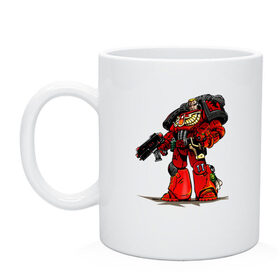 Кружка с принтом Warhammer 40K в городе Новоалтайск, керамика | объем — 330 мл, диаметр — 80 мм. Принт наносится на бока кружки, можно сделать два разных изображения | 000 | 40 | 40000 | 40к | blood angels | space marines | warhammer | warhammer 40k | вархамер | вархаммер | ваха | империум | космодесант | молот войны | орден | примархи | спейс марины
