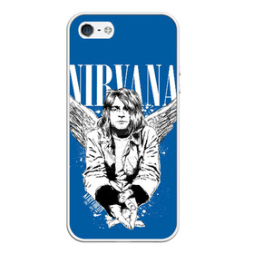Чехол для iPhone 5/5S матовый с принтом Nirvana в городе Новоалтайск, Силикон | Область печати: задняя сторона чехла, без боковых панелей | bleach | blew | cobain | dave | geffen | hormoaning | in utero | incesticide | krist | kurt | nevermind | nirvana | novoselic | rock | vevo | геффен | курт кобейн | нирвана | рок